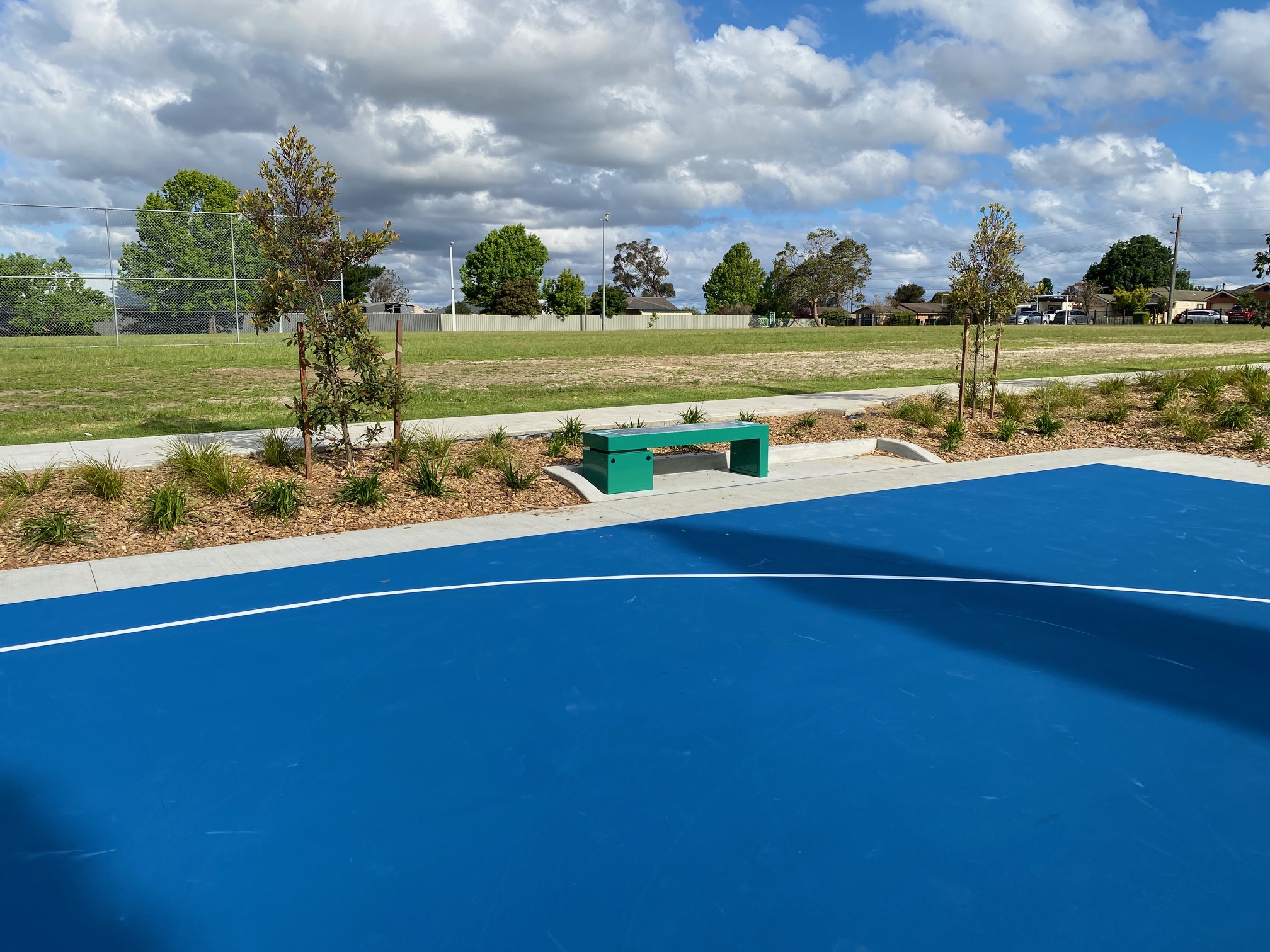 Telopea Park Solar Bench Seat