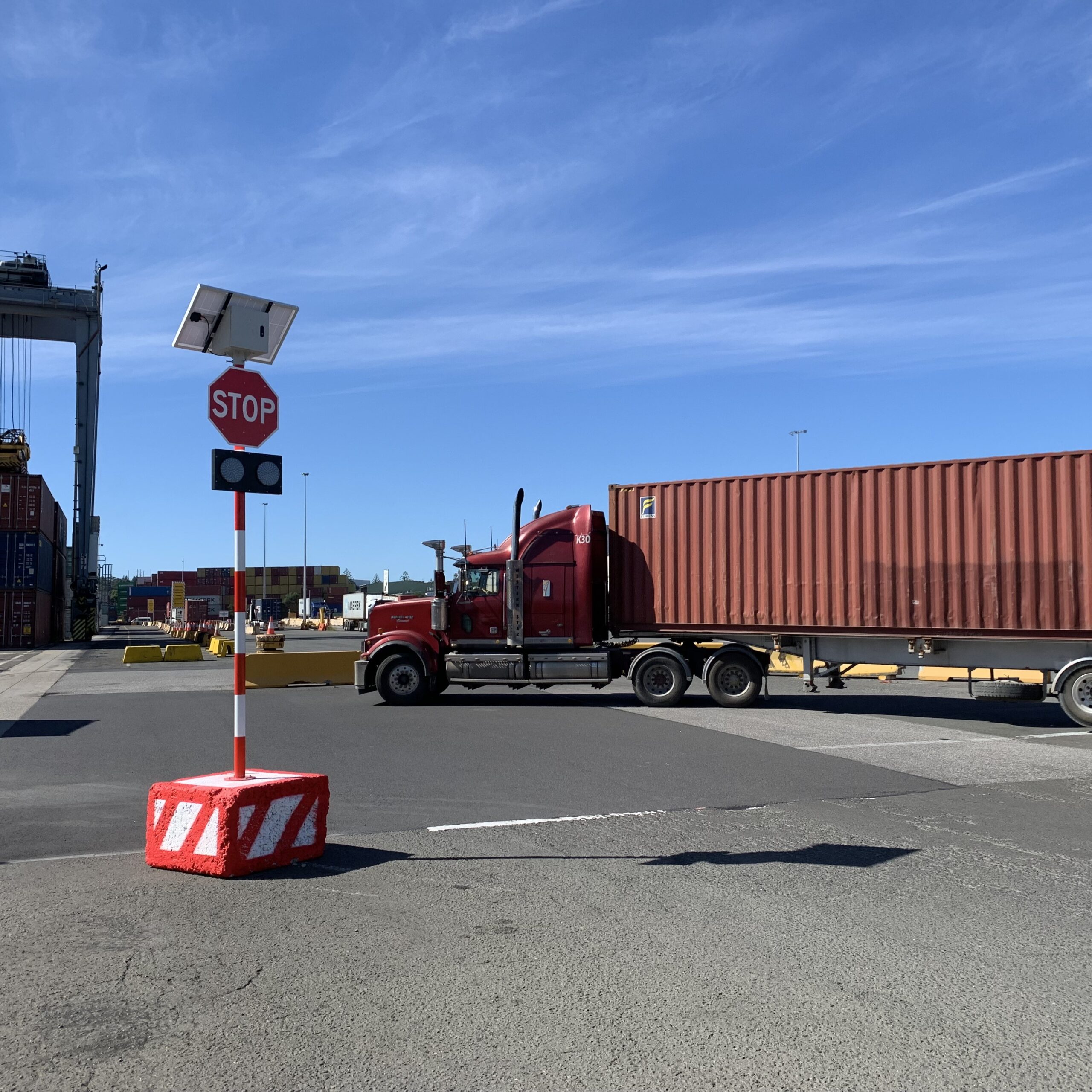 Sydney Port Solar Enhanced Road Signs